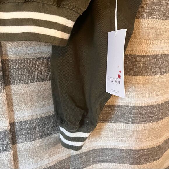 Wild Rose Olive Wild And Free Jacket Size‎ Medium - Picture 4 of 7